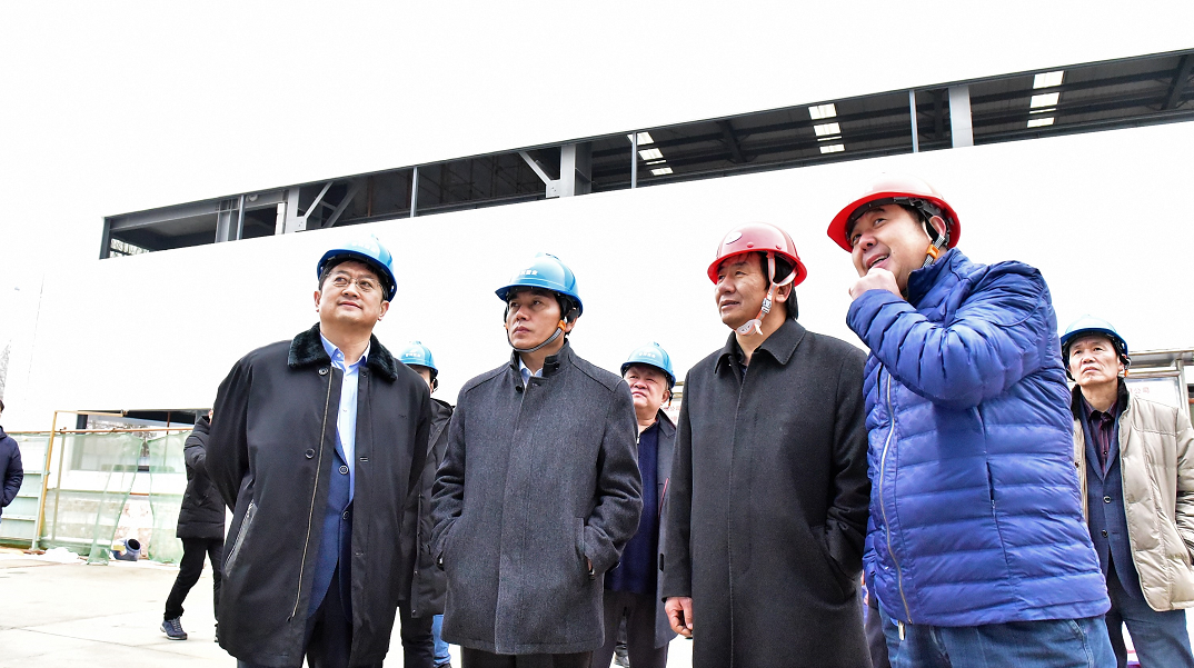 市委常委王宏志一行蒞臨我司高端熱裂解裝備生產基地調研