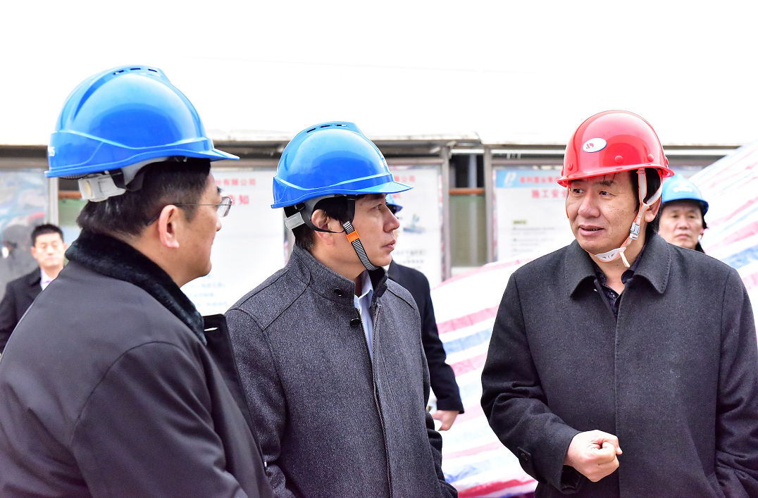 市委常委王宏志一行蒞臨我司高端熱裂解裝備生產基地調研